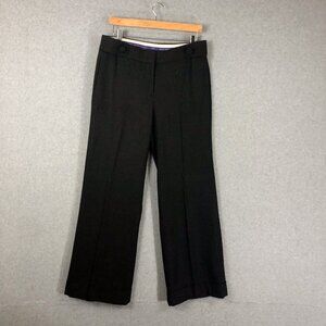 J Crew Favorite Fit Wool Pants Black Size 10